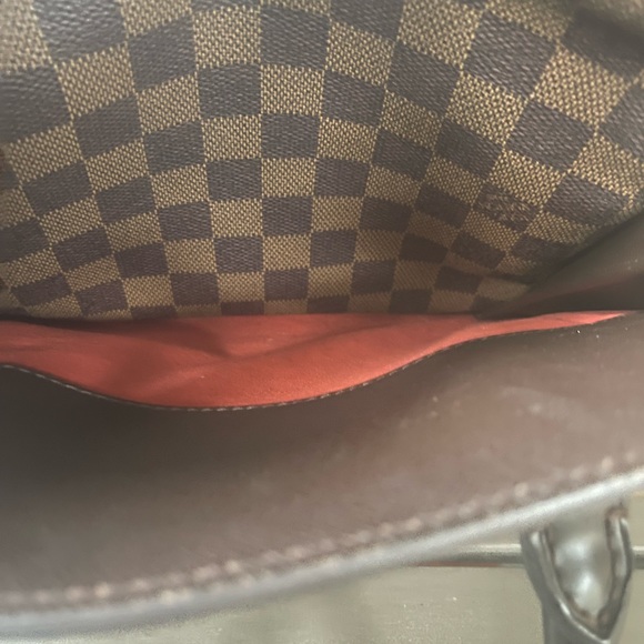 Authentic Louis Vuitton Damier Ebene Triana Shoulder Bag Tote Handbag - Picture 8 of 16